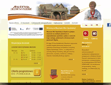 Tablet Screenshot of muzeumwsiopolskiej.pl